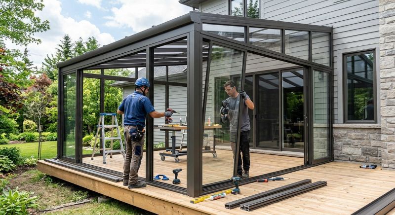 Sunroom Installation project example